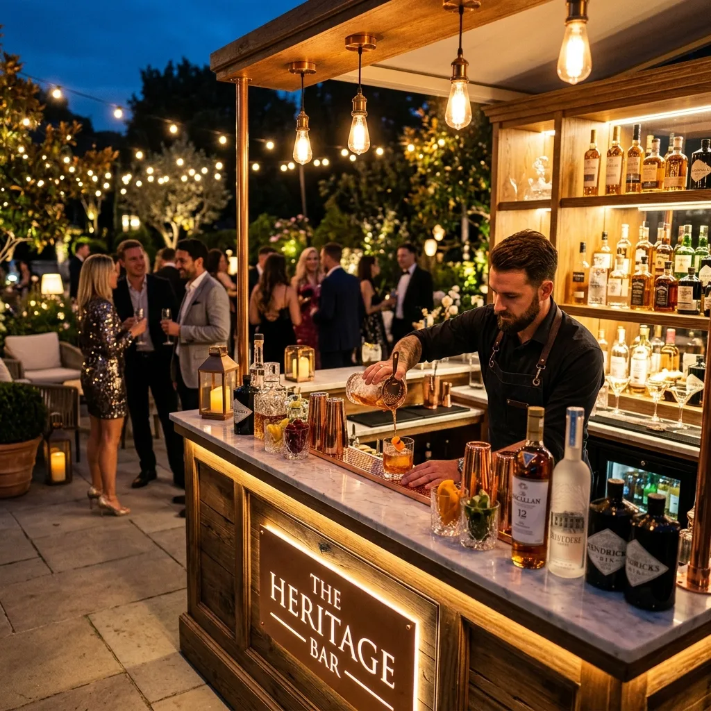 Event Bar Catering setup